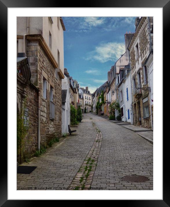 The Path to Auray Brittany Framed Mounted Print by Lynn Bolt