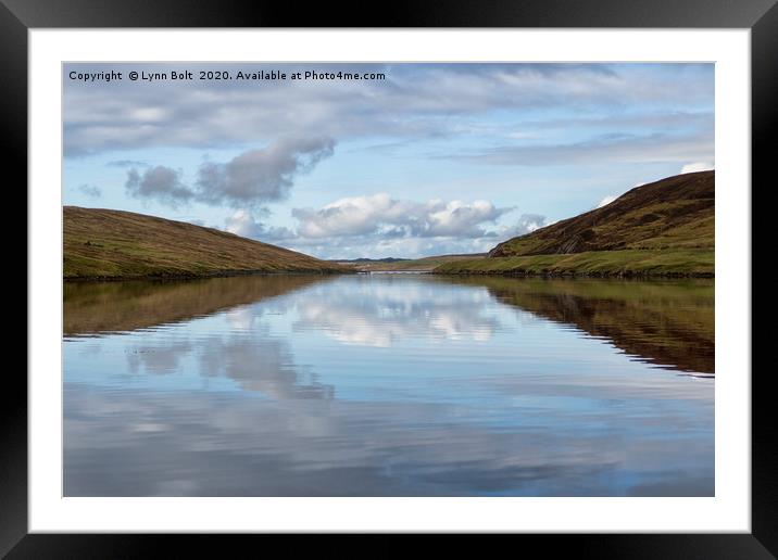 Voe Shetland Framed Mounted Print by Lynn Bolt