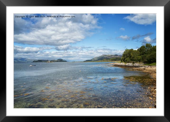Port Appin Argyll and Bute Framed Mounted Print by Lynn Bolt