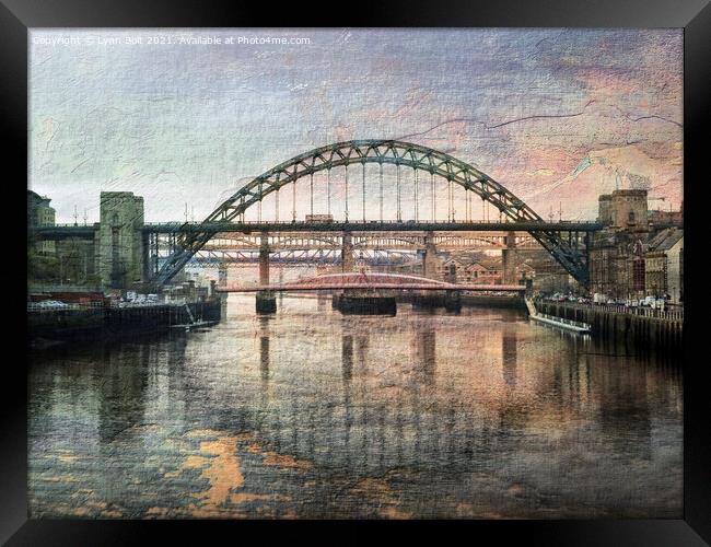  Bridges over the Tyne Framed Print by Lynn Bolt