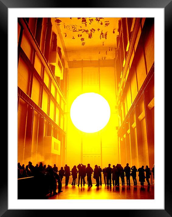 Tate Modern Sun Framed Mounted Print by Steve Brand