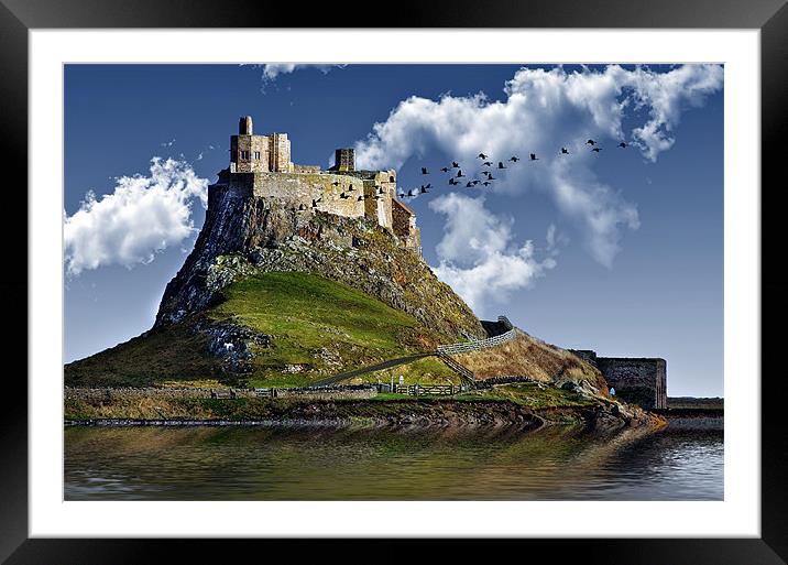 Lindisfarne Castle Framed Mounted Print by Richie Fairlamb
