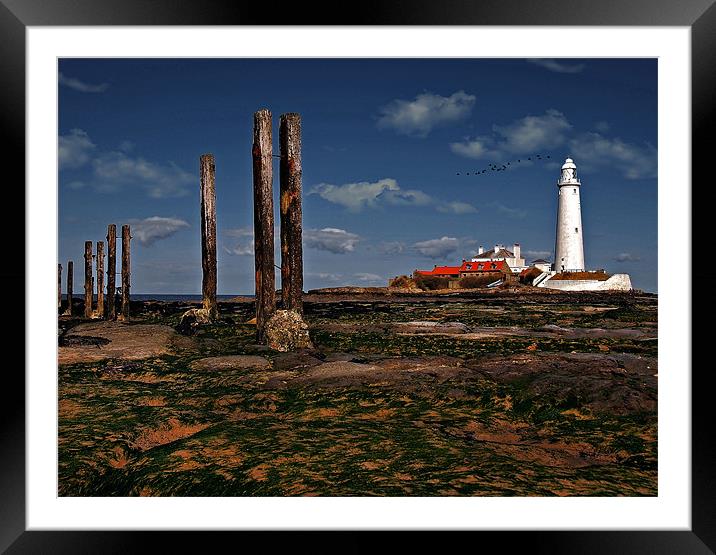 St Mary pillars Framed Mounted Print by Richie Fairlamb