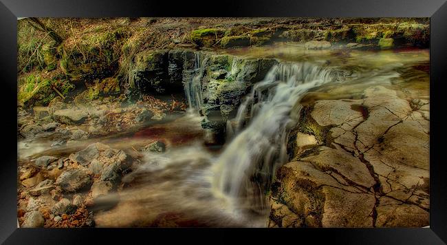 Lower Ashgill Falls Framed Print by Richie Fairlamb