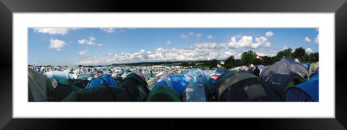 Where did we leave the tent? Framed Mounted Print by Simone Williams