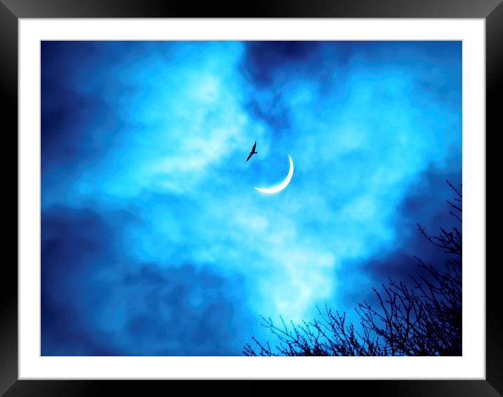  Solar Eclipse 2015 Framed Mounted Print by Simone Williams
