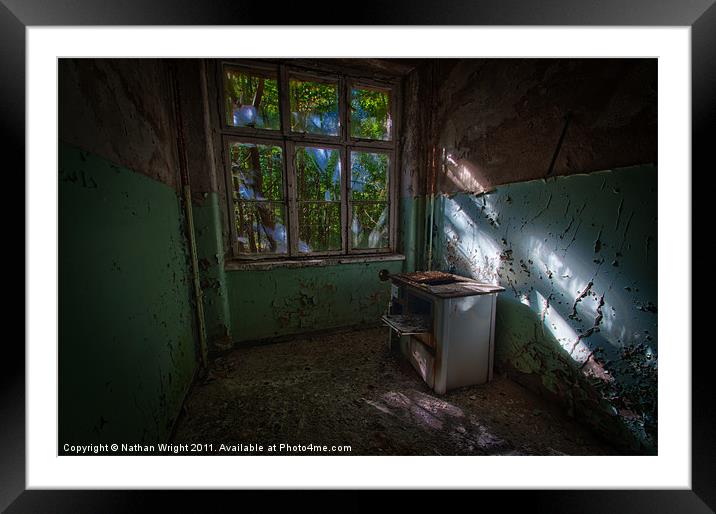 Forgotten cooking. Framed Mounted Print by Nathan Wright