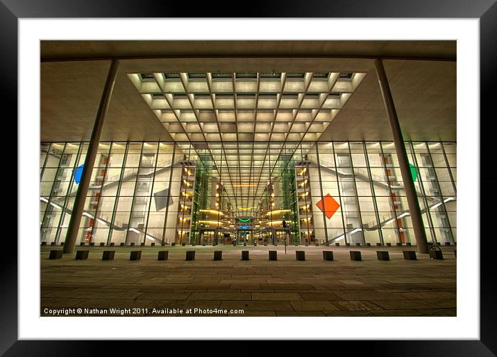 German parliament.. Framed Mounted Print by Nathan Wright