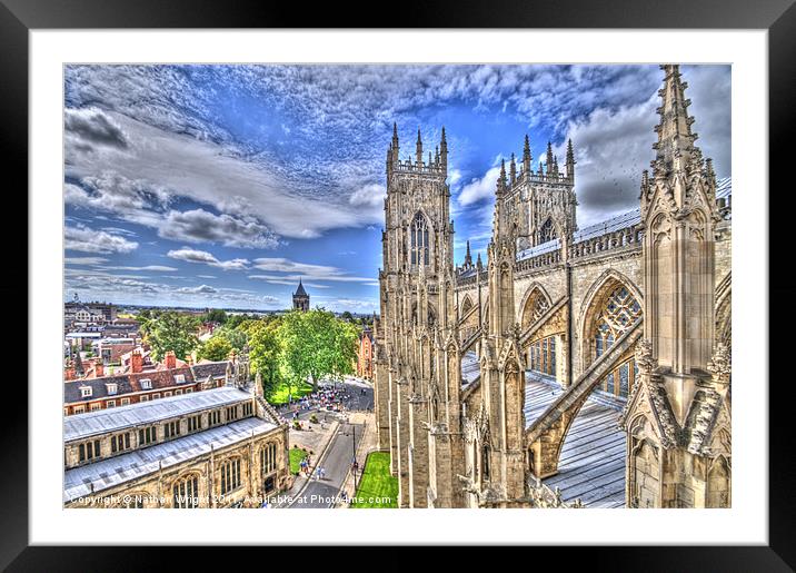 Minster Minster Framed Mounted Print by Nathan Wright