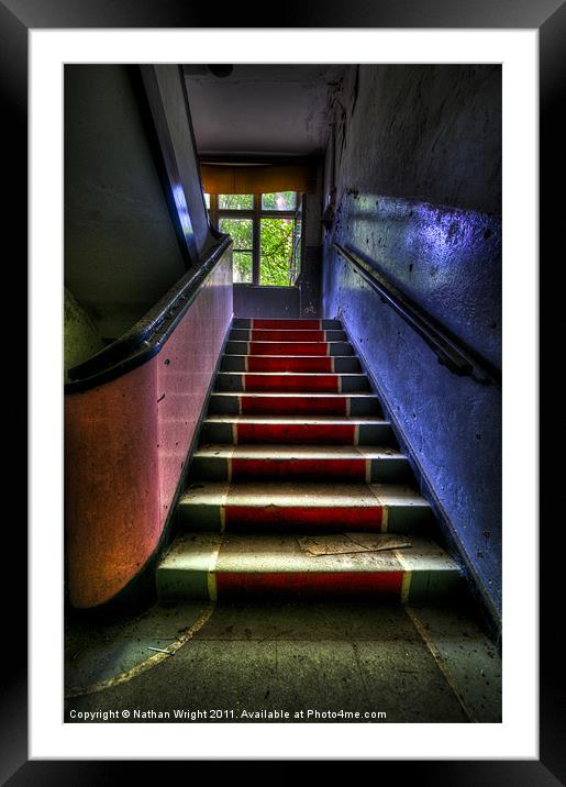 Military steps Framed Mounted Print by Nathan Wright