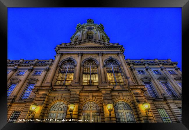 Royal Blue Hour Framed Print by Nathan Wright