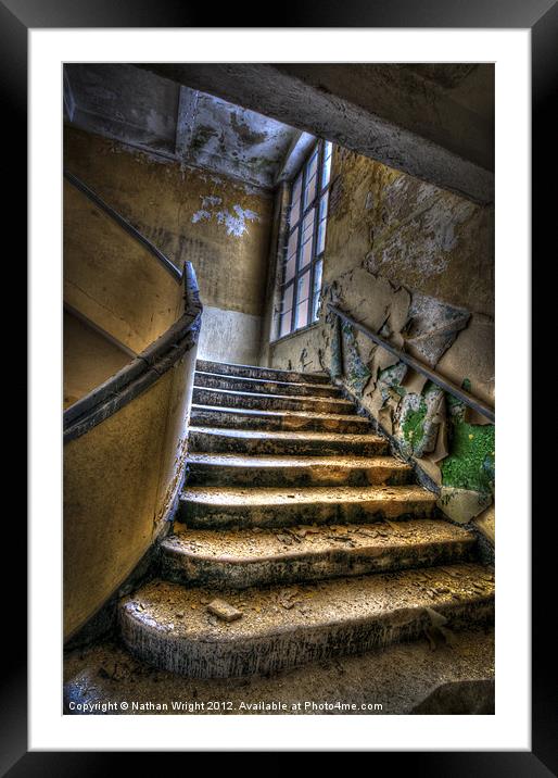 Going up and wide Framed Mounted Print by Nathan Wright