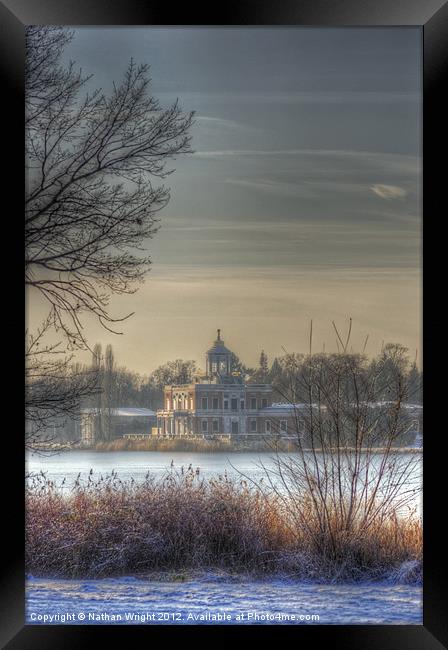 Ice palace Framed Print by Nathan Wright