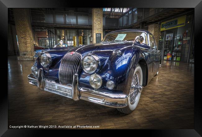 Blue Jag Framed Print by Nathan Wright