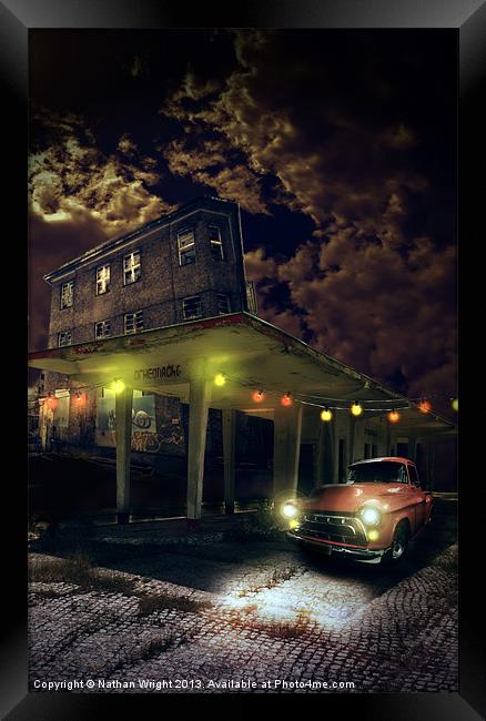 Night fill Framed Print by Nathan Wright