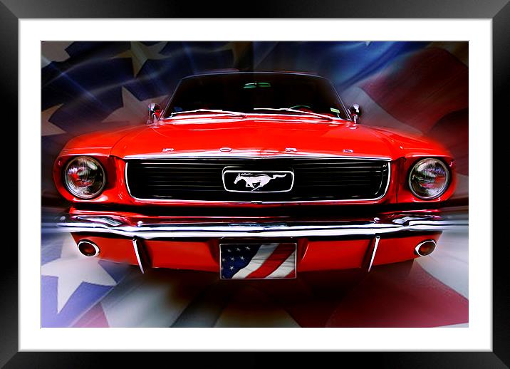 Mustang Sally Framed Mounted Print by Nathan Wright