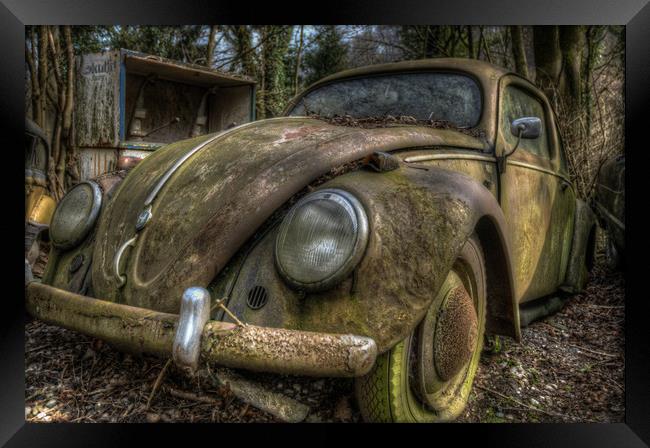 Rotten VW Framed Print by Nathan Wright
