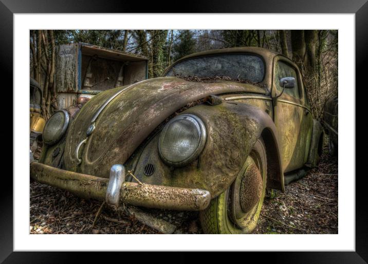 Rotten VW Framed Mounted Print by Nathan Wright