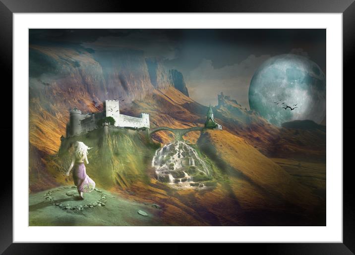 Pure fantasy Framed Mounted Print by Nathan Wright