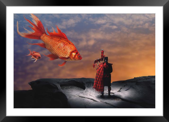The Piper Framed Mounted Print by Nathan Wright