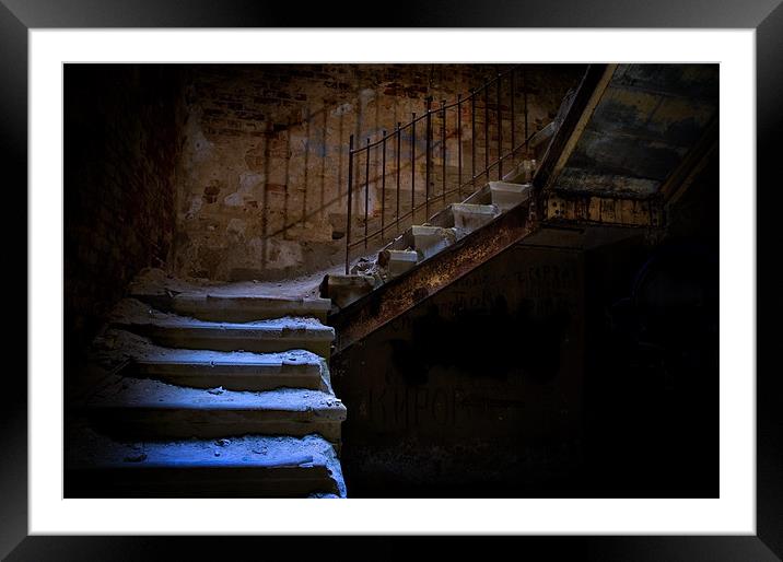 Stairs Framed Mounted Print by Nathan Wright