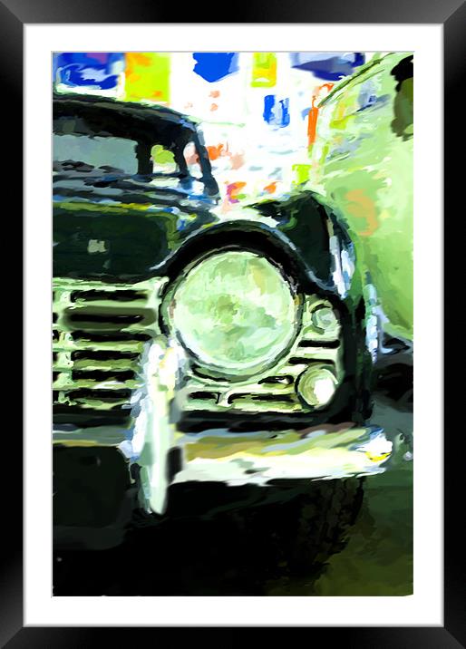 TR6 Framed Mounted Print by Nathan Wright