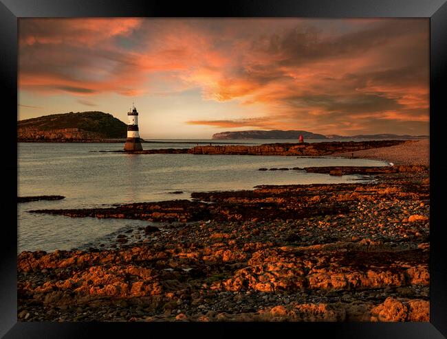 Penmon Sunset Framed Print by Rory Trappe