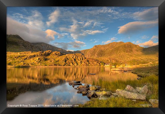 View towards Cwm Idwal Framed Print by Rory Trappe