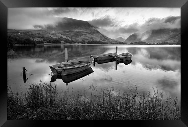 Llyn Nantlle Framed Print by Rory Trappe