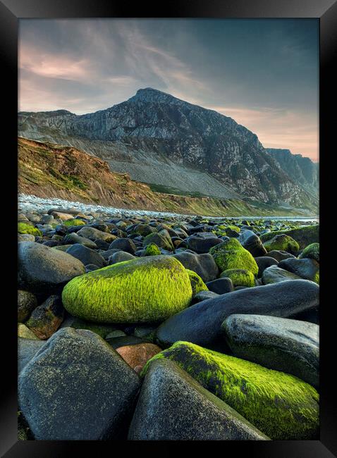 Trefor Boulders Framed Print by Rory Trappe
