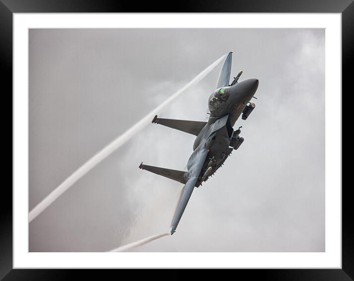 F15-Eagle Framed Mounted Print by Rory Trappe
