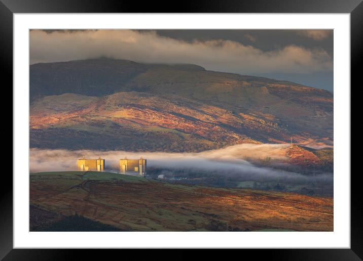 Trawsfynydd Power station Framed Mounted Print by Rory Trappe