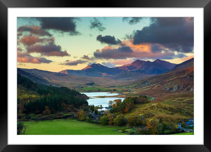 Snowdon from Capel Curig Framed Mounted Print by Rory Trappe