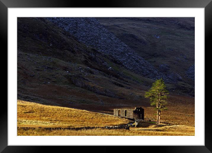 Cwm orthin - Capel y Gorlan Framed Mounted Print by Rory Trappe