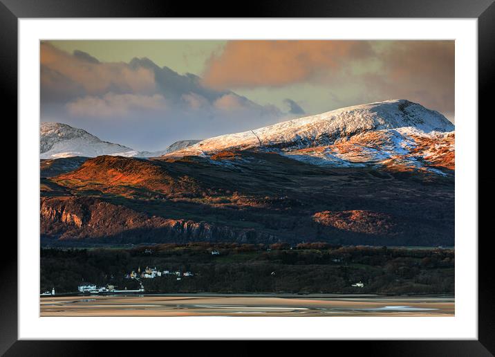 Portmeirion with Moel Hebog in the background Framed Mounted Print by Rory Trappe