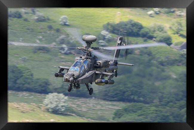 AAC AH64 Apache Framed Print by Rory Trappe