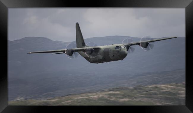 The Last of the RAF C130 J's Framed Print by Rory Trappe