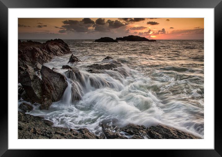 Incoming tide Framed Mounted Print by Rory Trappe