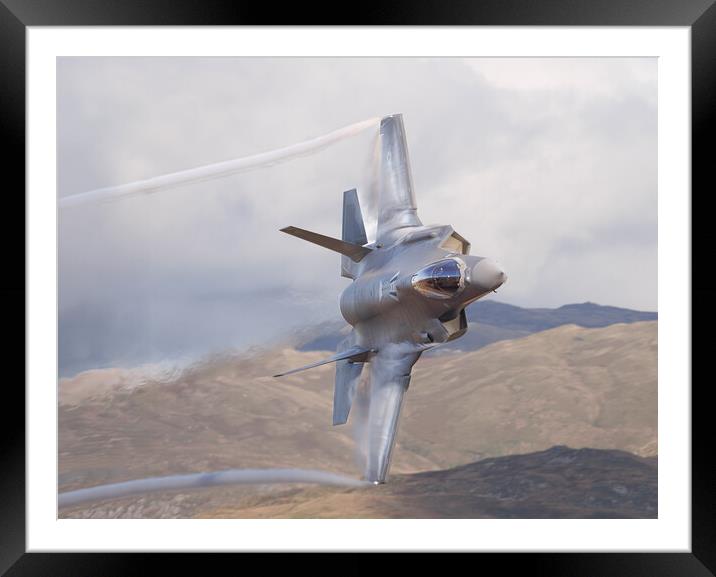 F35A low level Framed Mounted Print by Rory Trappe