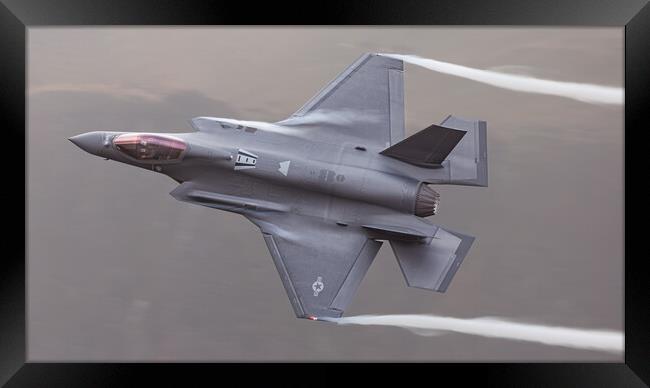 F35A Low level Framed Print by Rory Trappe