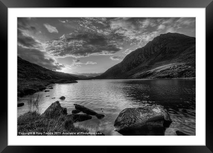Llyn Ogwen Framed Mounted Print by Rory Trappe