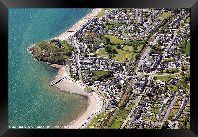Criccieth Framed Print by Rory Trappe