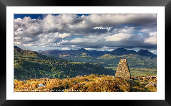 View from Moel y Gest Framed Mounted Print by Rory Trappe