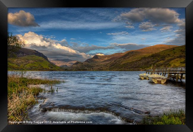 Nantlle lake Framed Print by Rory Trappe