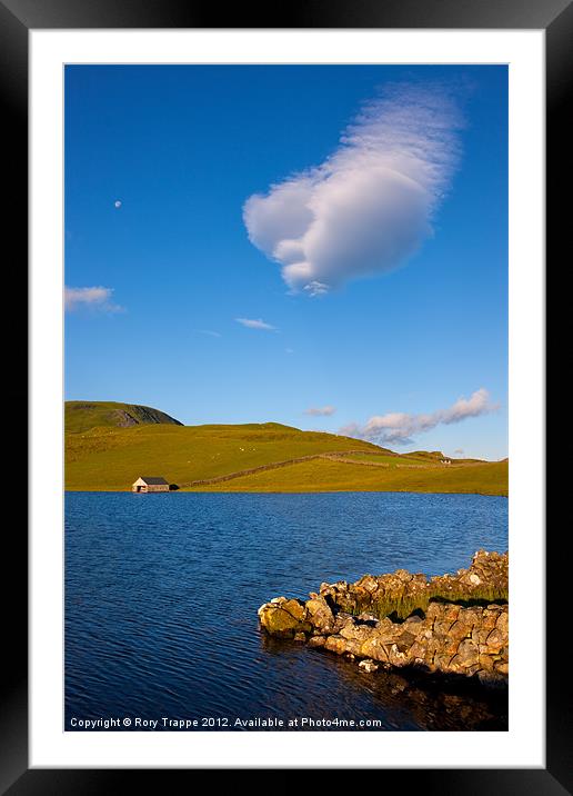 Cregennen cloud Framed Mounted Print by Rory Trappe