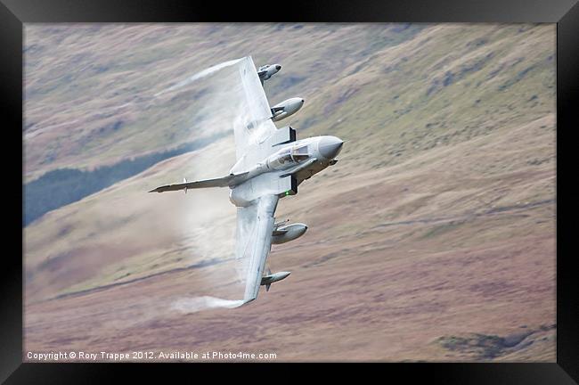 Gr4 on a low level approach Framed Print by Rory Trappe