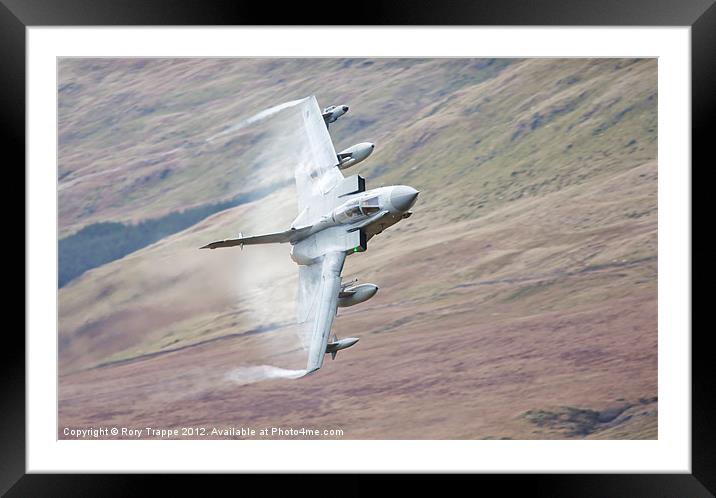 Gr4 on a low level approach Framed Mounted Print by Rory Trappe