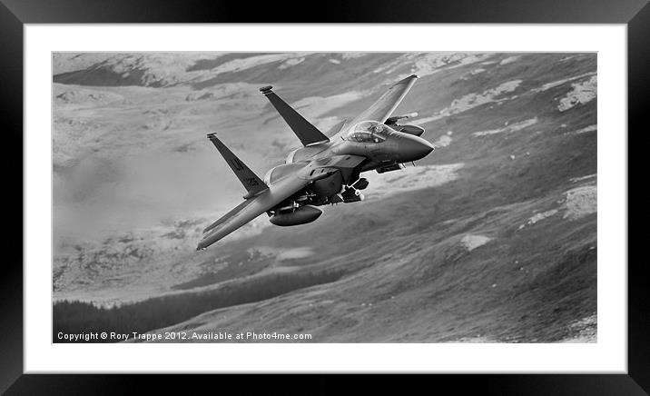An F15 Framed Mounted Print by Rory Trappe