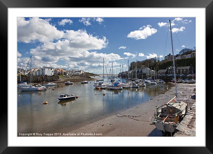 Porthmadog Harbour Framed Mounted Print by Rory Trappe