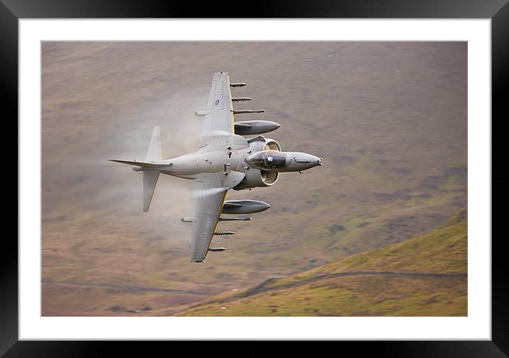 Raf Harrier Framed Mounted Print by Rory Trappe